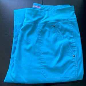 —Large Turquoise Scrub Pants